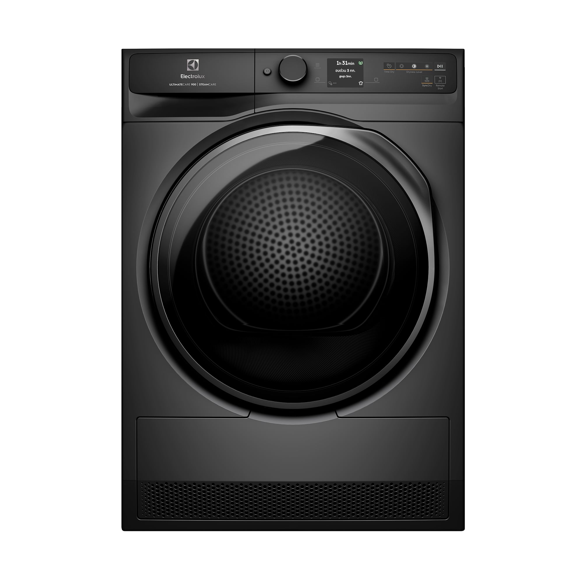 เครื่องอบผ้าฝาหน้าพร้อมขาตั้ง EDH902R9SC 9 กก. HEATPUMP สีGREY